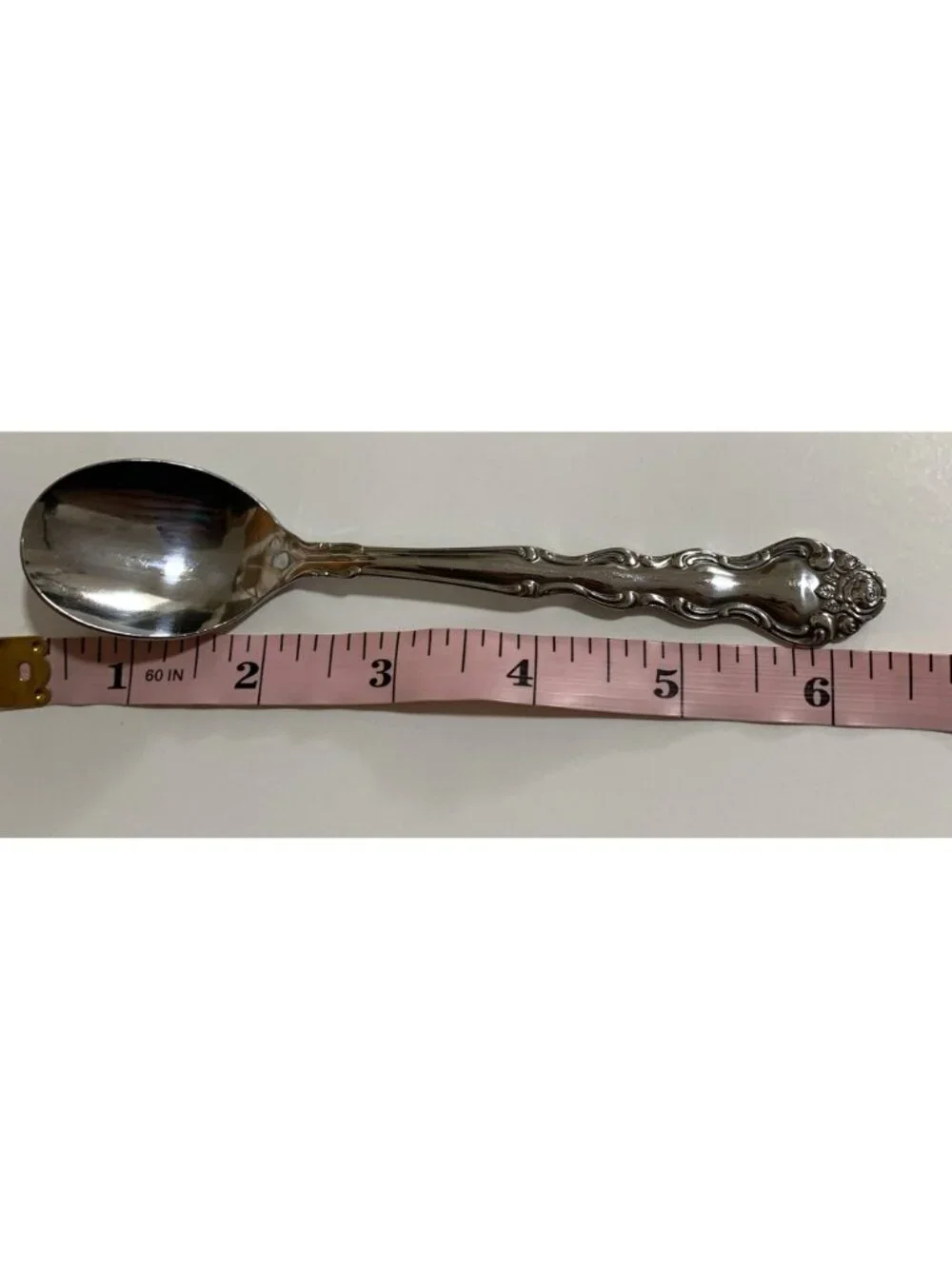 Interpur Japan Stainless Steel Classic Rose Pattern Serving Utensil Set 7 Piece